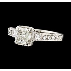 1.74 ctw Diamond Ring - 18KT White Gold