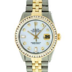 Rolex Two-Tone 2.75 ctw Diamond DateJust Men's Watch