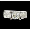 Image 2 : 2.85 ctw Diamond Ring - 14KT White Gold