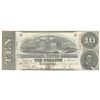 Image 1 : 1863 $10 The Confederate States of America Note T-59 CC