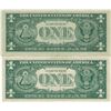 Image 2 : 1957 $1 AU/Unc Silver Certificate Currency Lot of 2