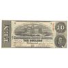 Image 1 : 1863 $10 The Confederate States of America Note T-59 CC