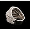 Image 3 : 14KT White Gold 1.58 ctw Diamond Ring