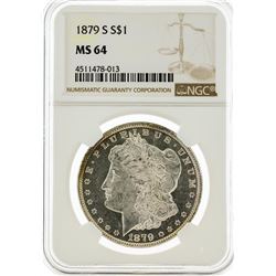 1879-S NGC MS64 Morgan Silver Dollar