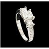 Image 4 : 1.51 ctw Diamond Ring - 14KT White Gold