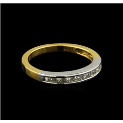 0.4 ctw Diamond Ring - 14KT White and Yellow Gold