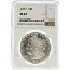 Image 1 : 1879-S NGC MS63 Morgan Silver Dollar