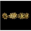 Image 3 : 25.55 ctw Coral Bracelet - 10KT Yellow Gold