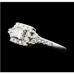 0.60 ctw Diamond Ring - 14KT White Gold