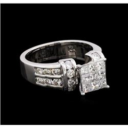 1.50 ctw Diamond Ring - 14KT White Gold