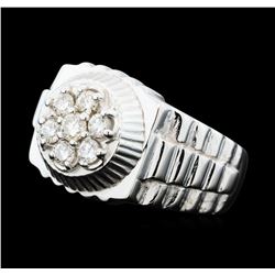 0.80 ctw Diamond Ring - 14KT White Gold