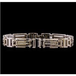 0.65 ctw Diamond Bracelet - 14KT White Gold