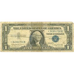 $1 VG+ Star Note Silver Certificate