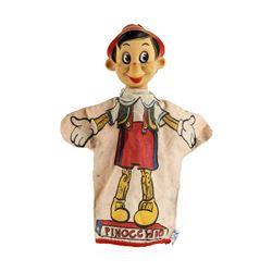 Vintage Emmitt Pinocchio WDP Disney Hand Fabric Puppet Collectible