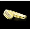 Image 1 : 0.28 ctw Diamond Three Stone Ring - 14KT Yellow Gold