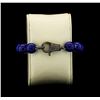 Image 3 : Silver Bead Bracelet with Diamond Clasp