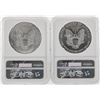 Image 2 : 2000-2005 NGC MS69 Silver Eagle Set