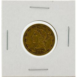 1899-S $5 VF Liberty Head Half Eagle Gold Coin