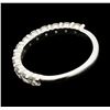 Image 3 : 0.96 ctw Diamond Band - 14KT White Gold