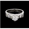 Image 2 : 1.35 ctw Diamond Ring - 14KT White Gold