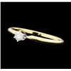 Image 1 : 0.05 ctw Diamond Solitaire Ring - 14KT Yellow Gold