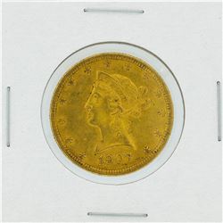 1907 $10 Liberty Head Eagle Gold Coin