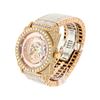 Image 2 : Dunamis 18KT Rose Gold 52.00 ctw Diamond Men's Watch