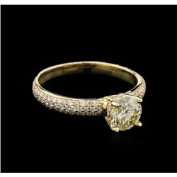 1.32 ctw Diamond Ring - 14KT Yellow Gold