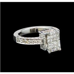 18KT White Gold 1.42 ctw Diamond Ring