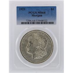 1921 PCGS MS64 Morgan Silver Dollar