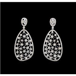 14KT White Gold 2.29 ctw Diamond Earrings