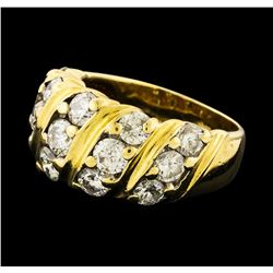 Diamond Ring - 14KT Yellow Gold