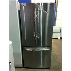 SAMSUNG 3 DOOR STAINLESS STEEL REFRIGERATOR ( MINOR SCRATCHES &