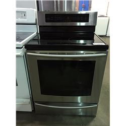 SAMSUNG INDUCTION STAINLESS STEEL WITH GLASS TOP  STOVE ( MINOR SCRATCHES &