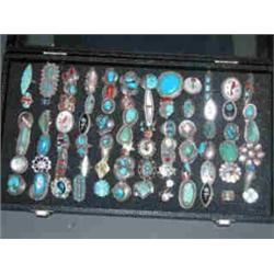 Box of Turquoise Rings