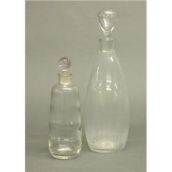 Pair of Club Style Decanters