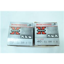 1.5 BOXES WINCHESTER .410GA MIXED SHOT & SLUG
