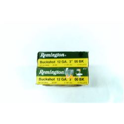 2 BOXES 5 ROUNDS REMINGTION 12GA 3” 00 BK