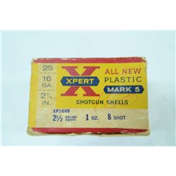 HALF BOX VINTAGE WINCHESTER XPERT 16GA 2 3/4” 8 SHOT