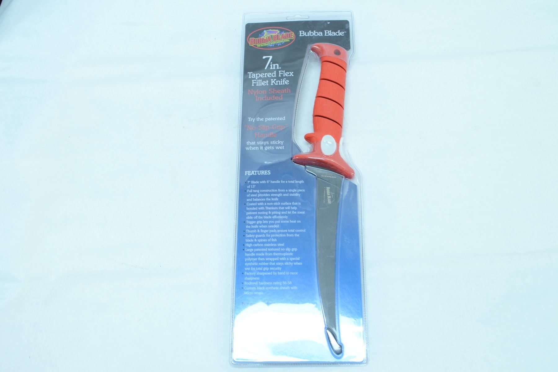 BUBBA BLADE 7” TAPPERED FLEX FILET KNIFE