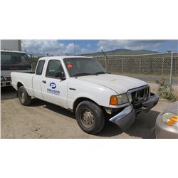 2005 FORD RANGER PICK UP- FRONT END DAMAGE DOES NOT RUN WILL NEED TO BE TOWED