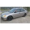Image 1 : 2001 HONDA CIVIC LX 1.7L ENGINE- DOES NOT RUN WILL NEED TO BE TOWED - Approx. Mileage 91,236
