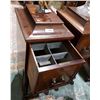 Image 2 : VICTORIAN MAHOGANY LIQUOR CABINET ON CLAW FEET