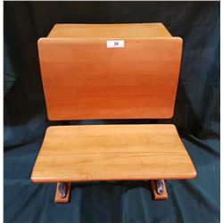 ANTIQUE SCHOOL DESK