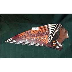 INDIAN MOTORCYCLE SST SIGN APPROX 24" LENGTH