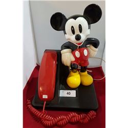 MICKEY MOUSE TELEPHONE APPROX. 14" HEIGHT