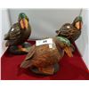Image 1 : 3 WOODEN DECORATIVE DUCKS