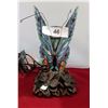 Image 1 : TIFFANY STYLE BUTTERFLY LAMP