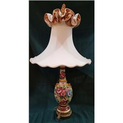 HAND PAINTED TABLE LAMP