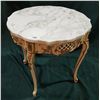 Image 1 : MARBLE TOP FRENCH INSPIRED PARLOUR TABLE